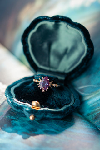OOAK - 1.75ct Chatham Alexandrite Hades Ring