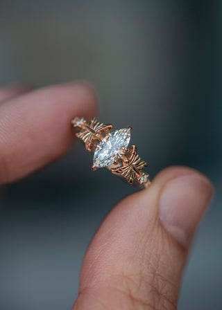 Lab Diamond Moonlight Butterfly Ring