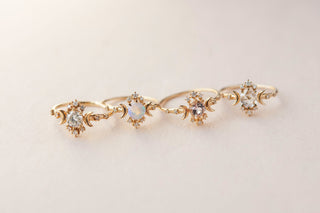 Morganite Wandering Star Ring - Ready-To-Ship