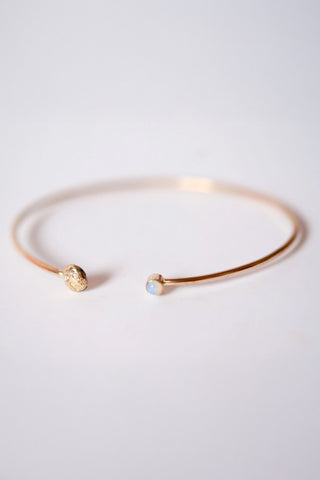 Pluto & Charon Open Cuff Bracelet