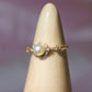 SAMPLE Birth of Venus Ring with different band - Size 5