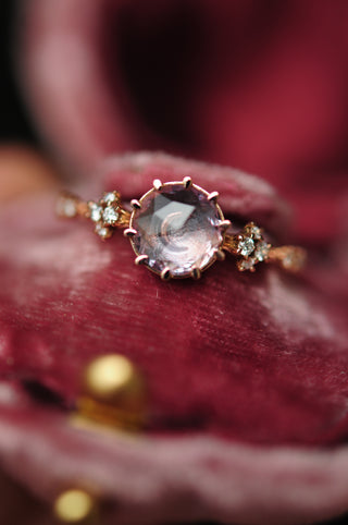 Rosecut Sapphire Oracle Ring