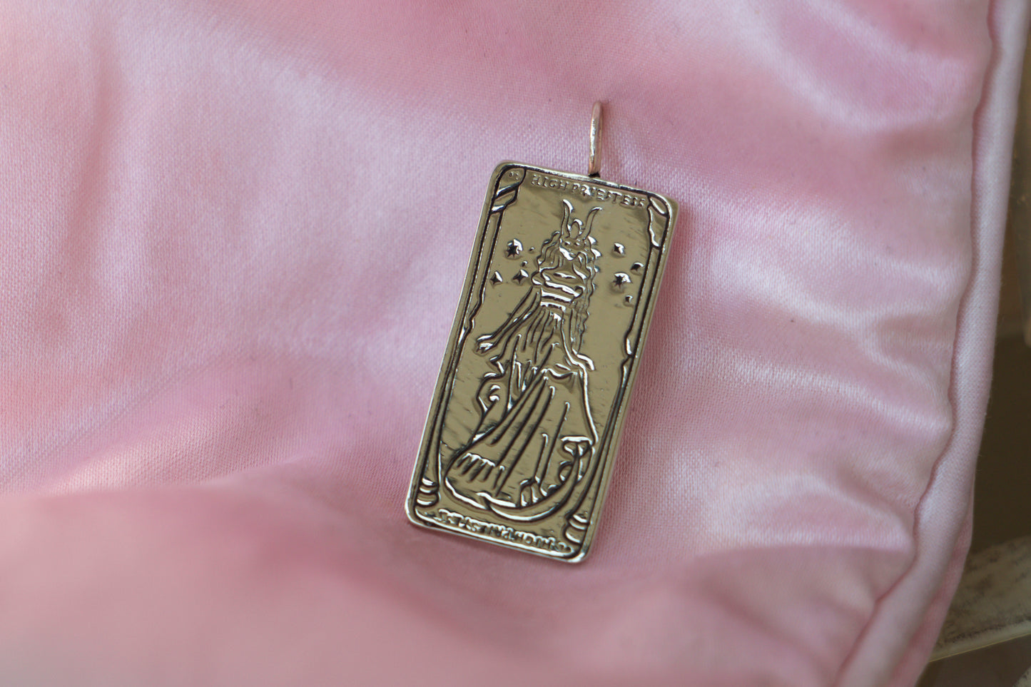 SAMPLE High Priestess Tarot Card Pendant