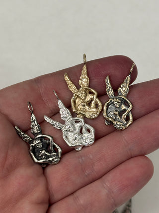 Psyche Revived by Cupid's Kiss Pendant