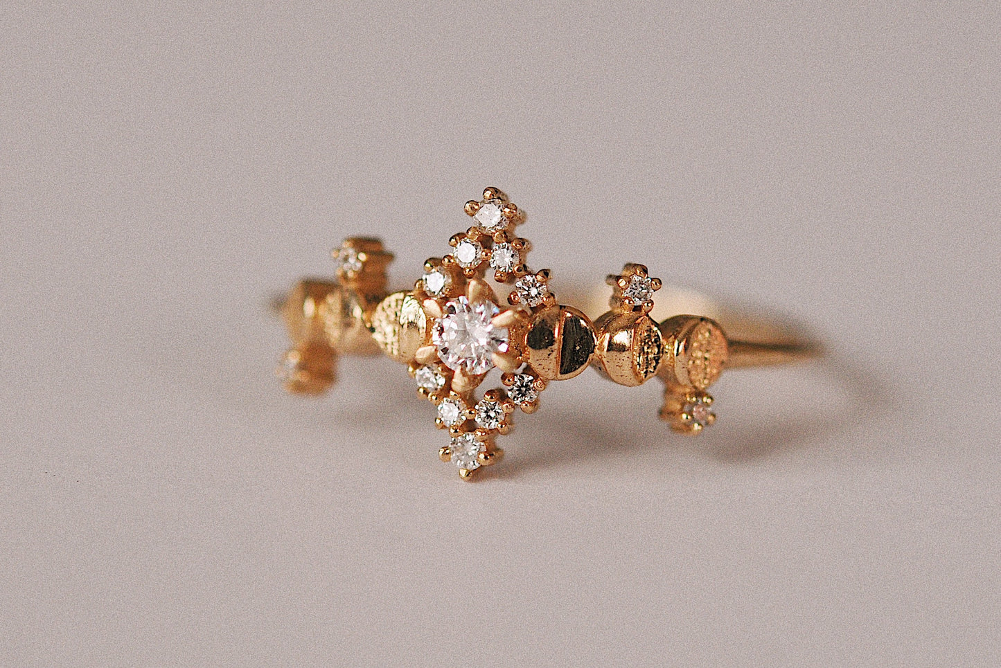 Diamond Cosmic Witch Ring - Ready-to-ship