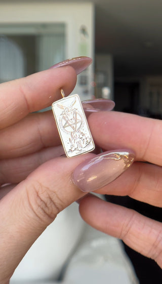 SAMPLE - The Witch Tarot Card Charm