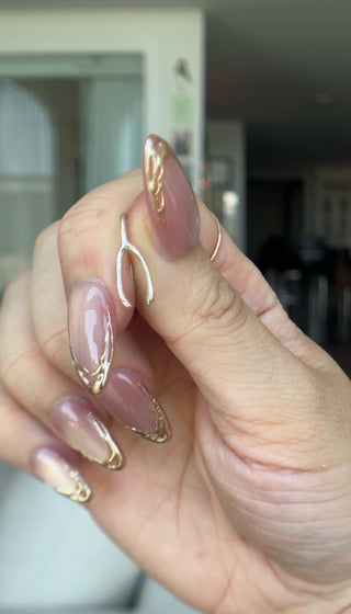 SAMPLE Wishbone Earrings