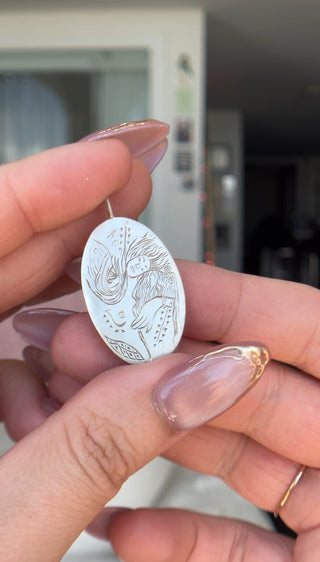 SAMPLE - Klimt Water Serpents Pendant