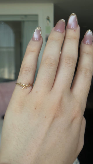 SAMPLE - Laurel Wreath Woodland Ring