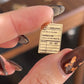 SAMPLE Library Card pendant #1