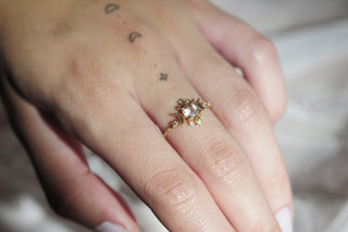 Morganite Wandering Star Ring - Ready-To-Ship