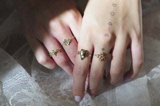 Morganite Wandering Star Ring - Ready-To-Ship