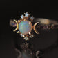 Rainbow Wandering Star Ring - Ready-to-ship