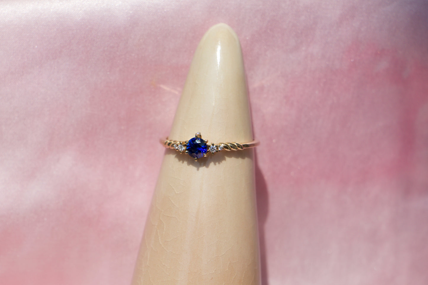 SAMPLE Sapphire and Diamond Ring - Size 6