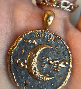 Celestial Decision-Making Coin Pendant