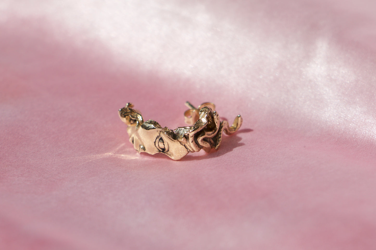SAMPLE West Medusa Relic Hoop Earring - Single