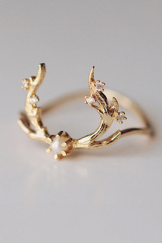 White Guardian Ring - Ready-To-Ship