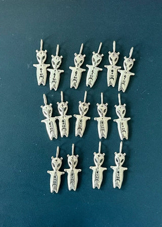 SAMPLE - Silver Alien Worry Doll