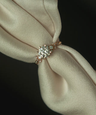 Bague en pierre de lune Tethys