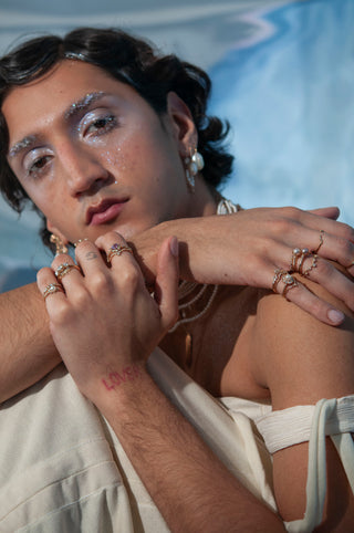 SAMPLE - Belle Époque Diamond and Pearl Ring