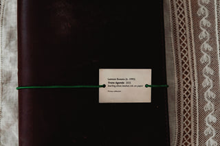 Museum Plaque Journal Charm