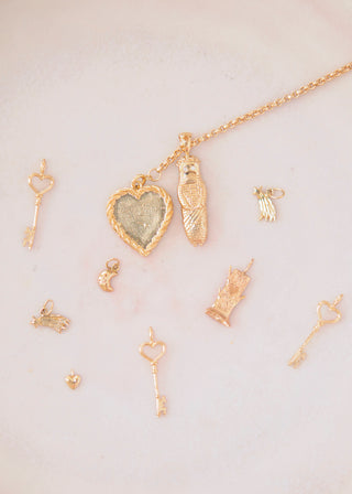 SAMPLE - Filigree Heart Pendant (14KY)