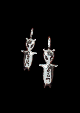 Silver Alien Worry Doll