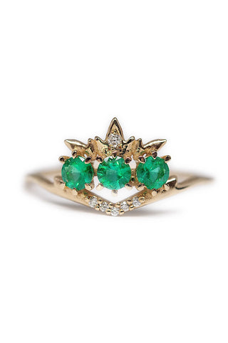 Emerald Theophany Ring