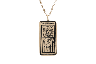 Enlightenment Tarot Card Necklace - READY-TO-SHIP