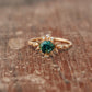 OOAK Bi-Colour Sapphire Wandering Star Ring