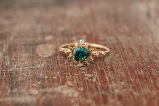 Bague wandering star sapphire bi-colore