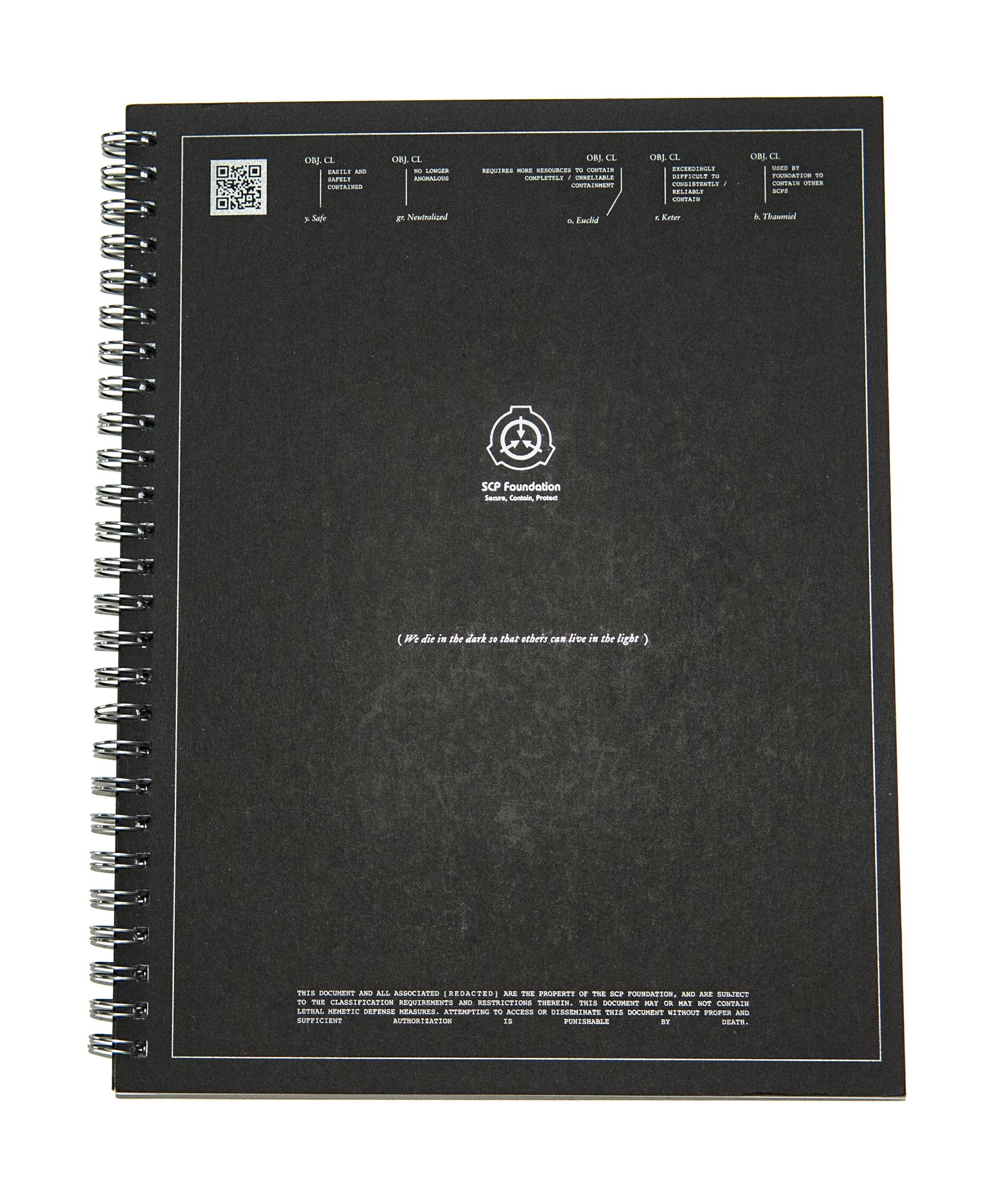SCP Foundation Notebook - College-ruled notebook for scp foundation fans -  6x9 inches - 120 pages: Secure. Contain. Protect. - Foundation, Scp:  9781677202959 - AbeBooks