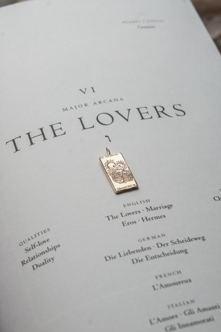 The Lovers Tarot Card II. Necklace