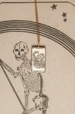 The Lovers Tarot Card II. Necklace