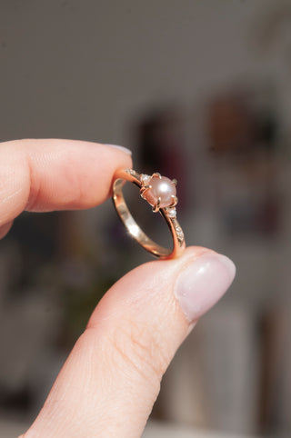 Bague Rose Champagne