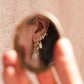Boucles d'oreilles vers 1890