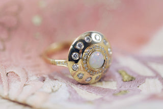 UFO Alien Engagement Ring