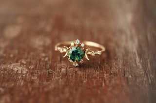 Bague wandering star sapphire bi-colore