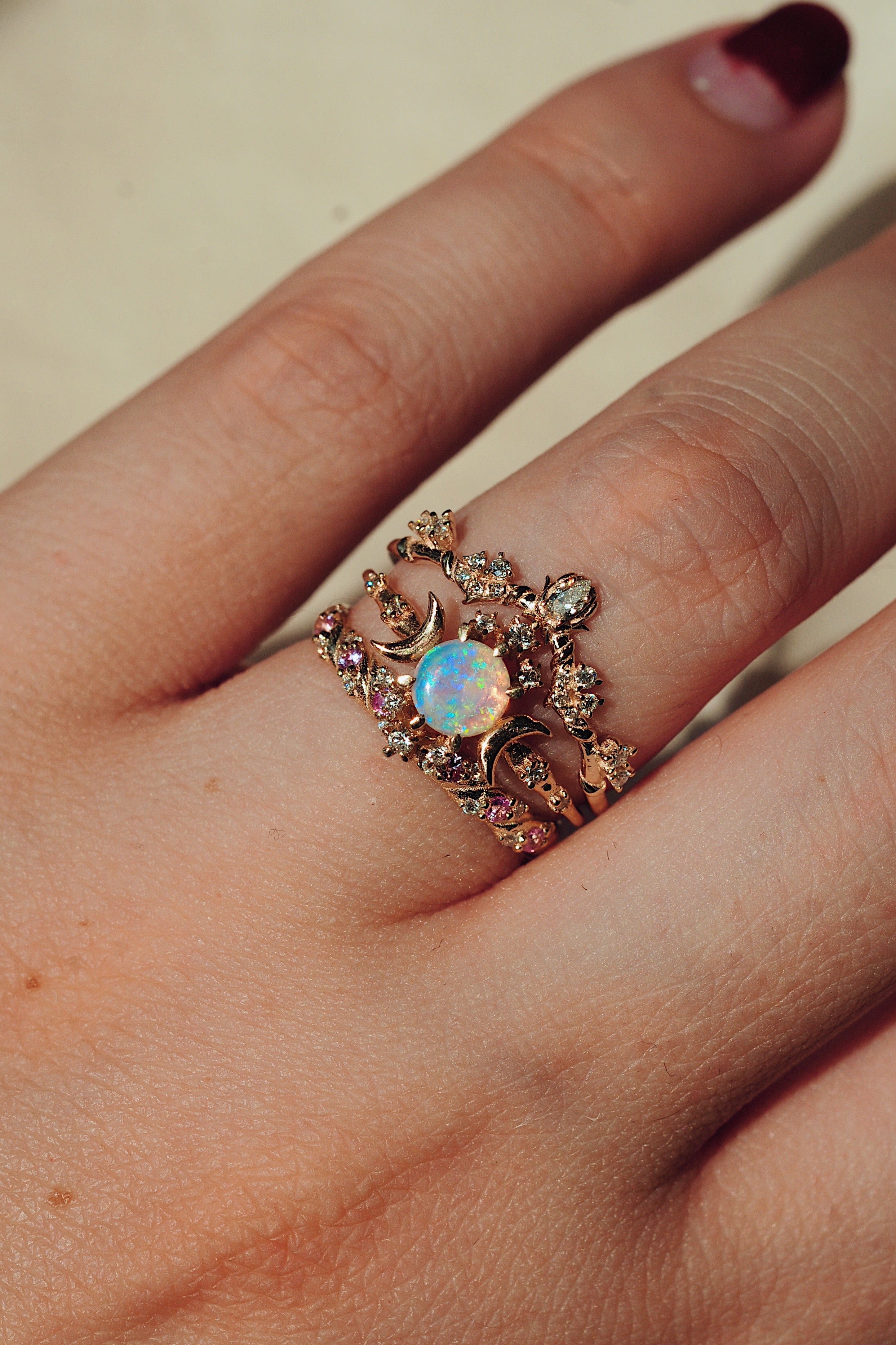 Wandering star deals ring opal