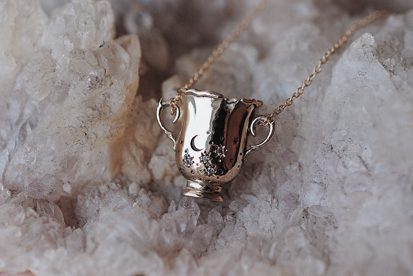 Her Cup of Stars Necklace