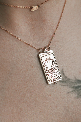 Collier Suprême Carte Tarot La Lune