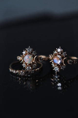 Bague Wandering Cosmos Pierre de lune