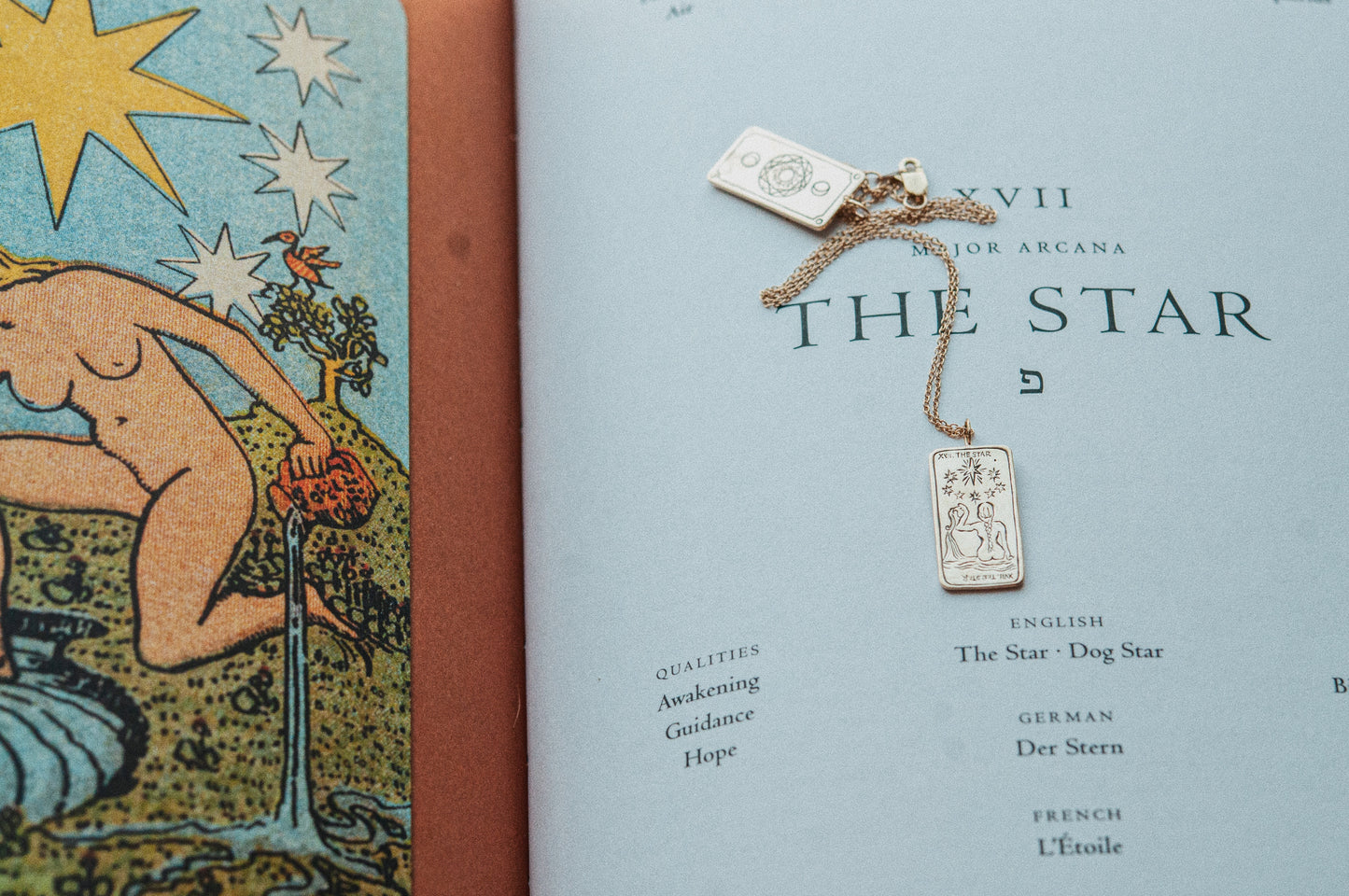 The Star II. Tarot Card Necklace