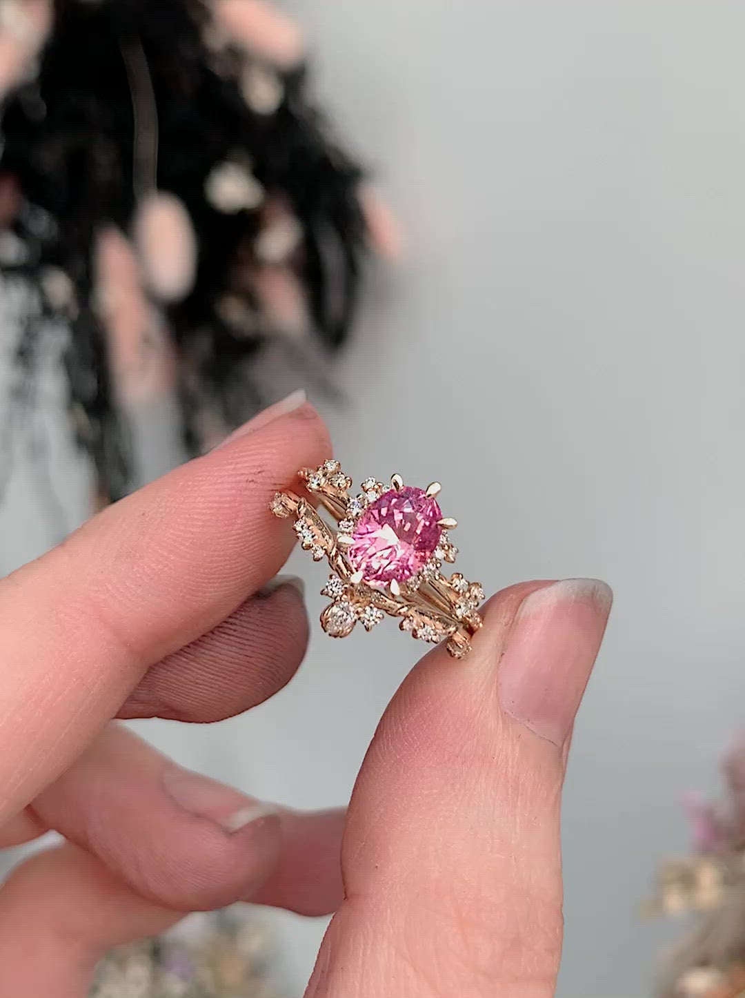 Bague saphir online padparadscha