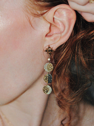 Boucle d'oreille Mini Phase de Lune