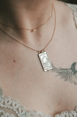 Collier Suprême Carte Tarot La Lune