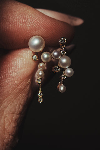 Boucle d'oreille scintillante