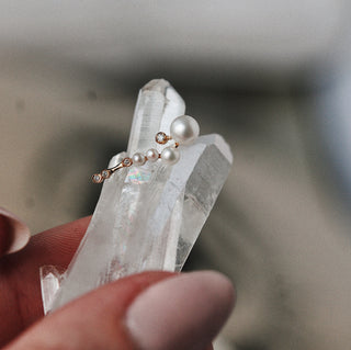 Boucle d'oreille scintillante