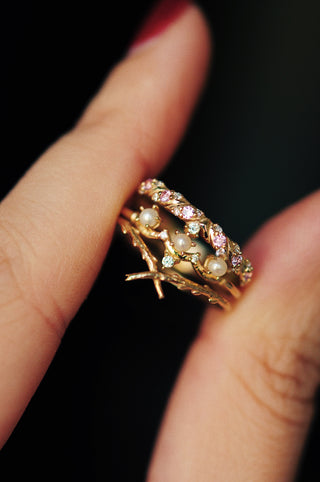 Bague de guirlande de Saturne