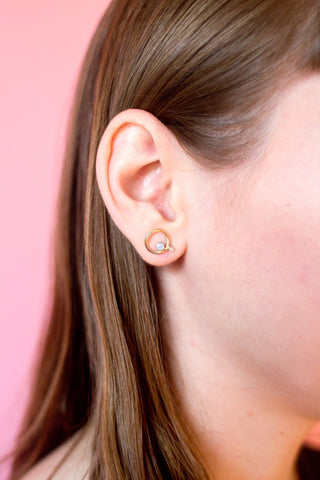 Boucles d'oreilles Orbite